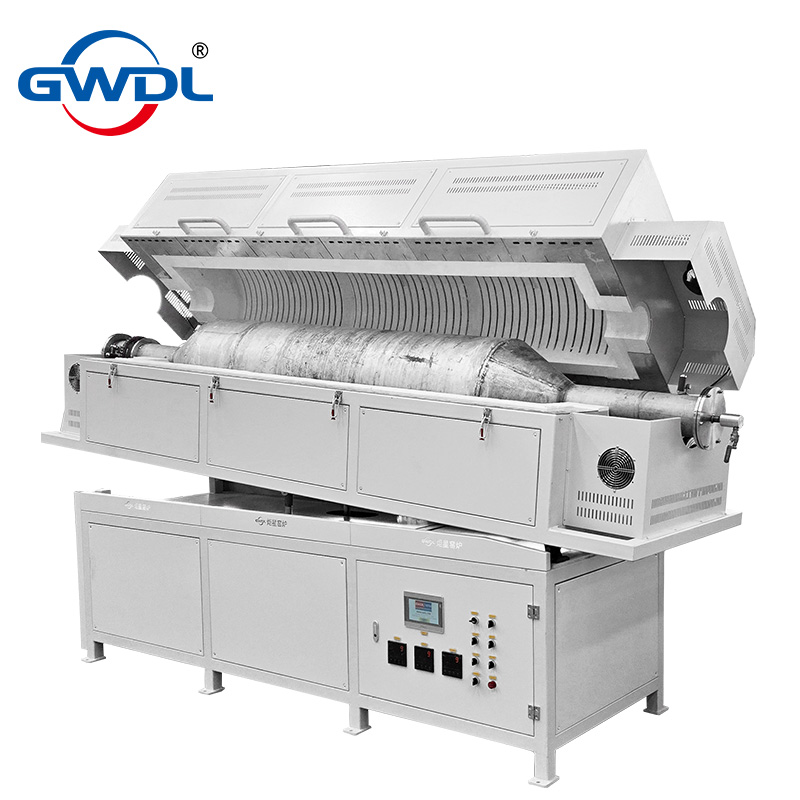 GWDL-1050度倾斜旋转管式炉回转炉不锈钢炉管